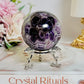 Beautiful Dream | Chevron Amethyst Sphere on Stand 263grams