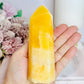 Orange Calcite Tower 13cm