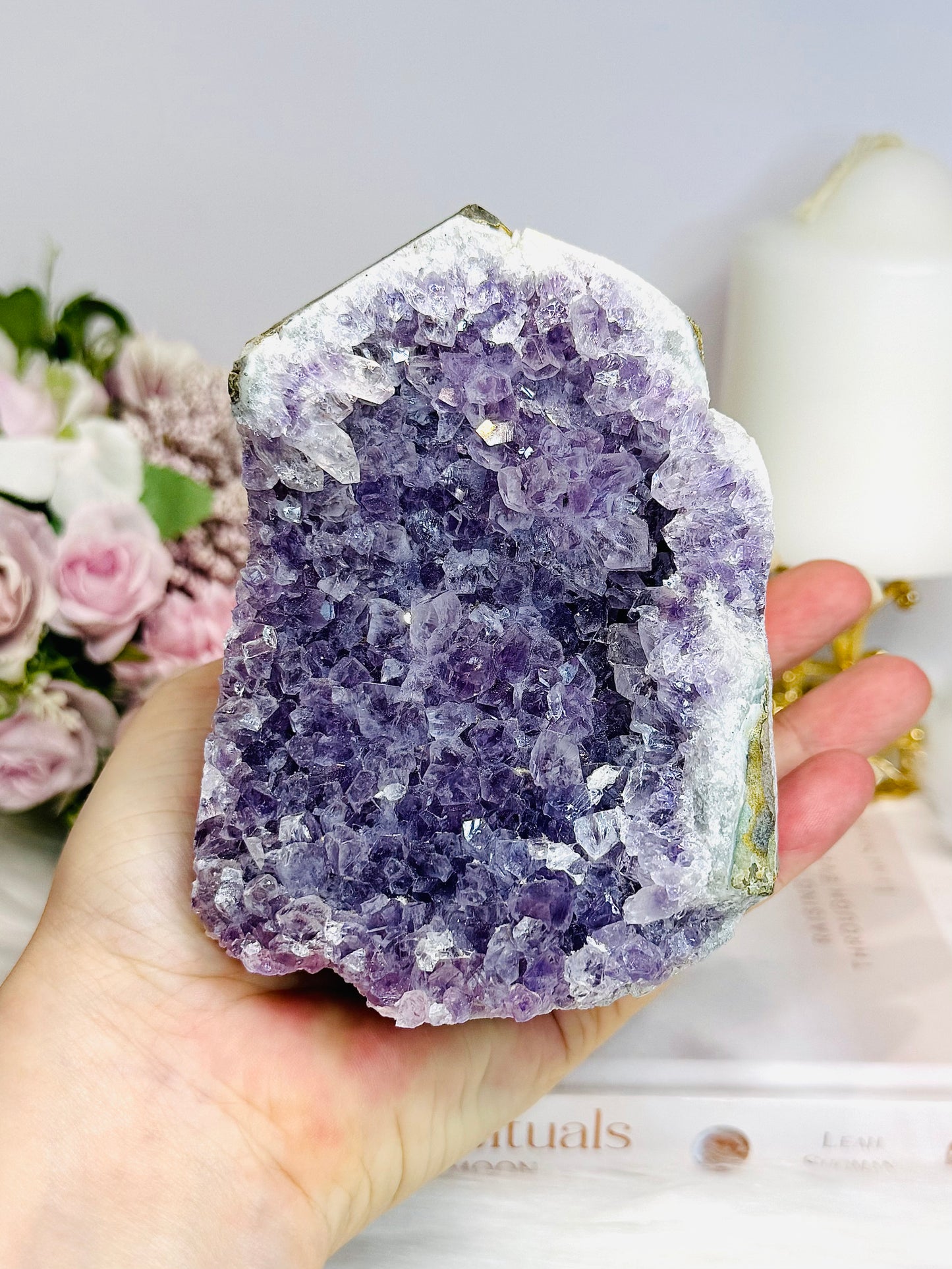 Large Amethyst Cut Base Cluster 11cm 800g