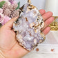 Pink Amethyst Druzy Slab 12cm