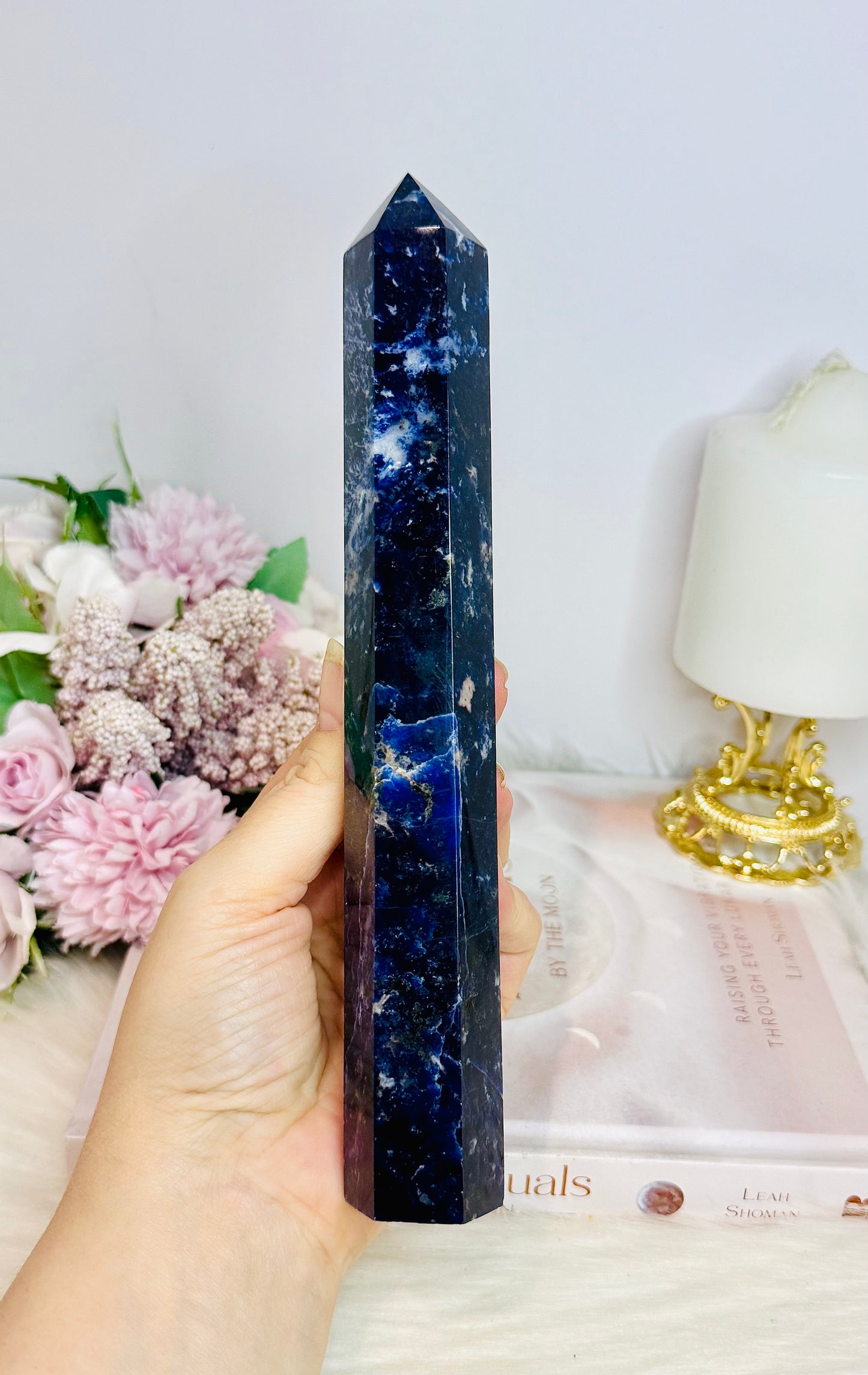 Large Blue Sodalite Tower 22cm
