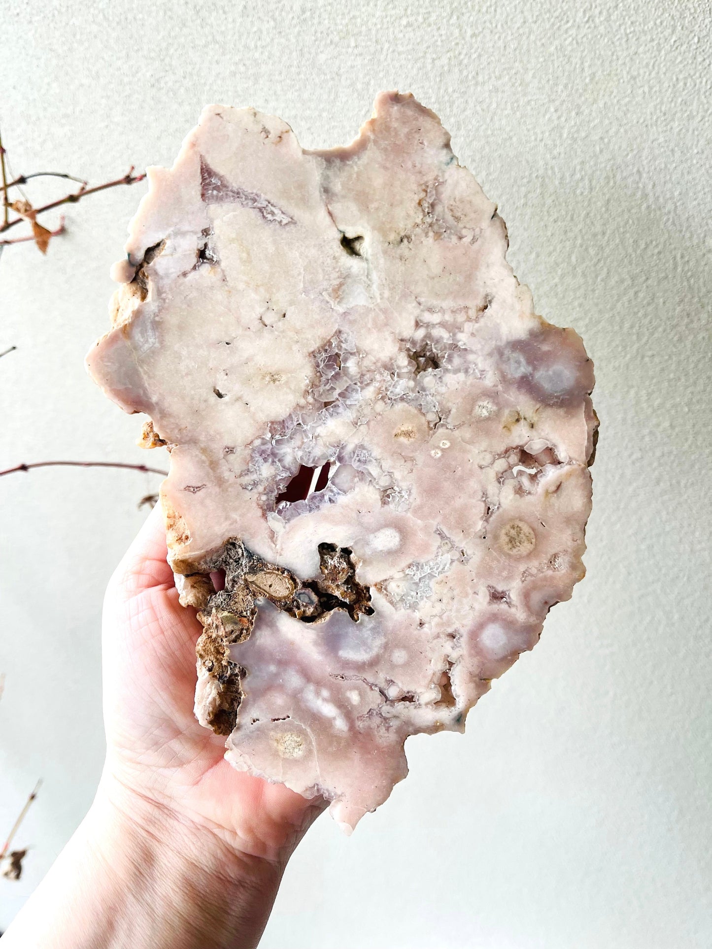 HUGE Druzy Pink Amethyst Wings 30cm x 30cm 1.35KG From Brazil