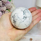 Large Howlite Sphere on Stand 726g