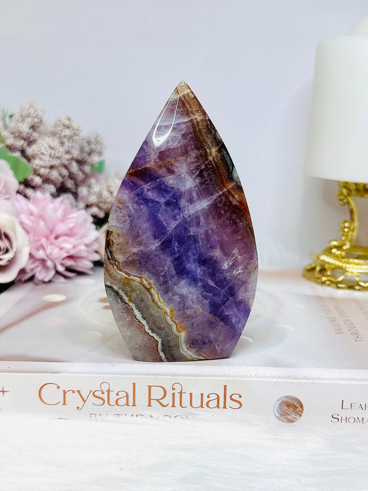 Crazy Lace Amethyst Freeform | Flame 11cm