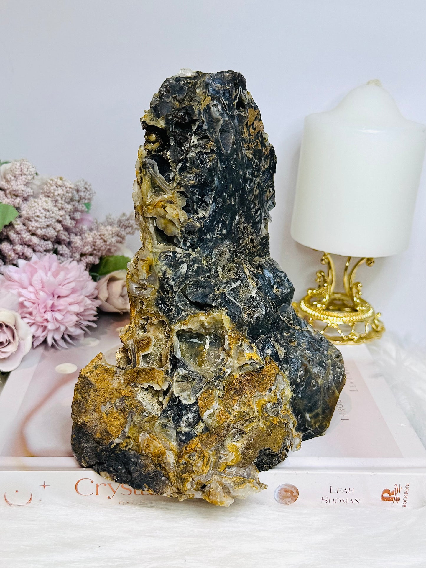 Large High Grade Druzy Agate Natural Freeform 18cm 1.3KG