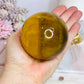 Large Yellow Fluorite Sphere on Stand 635g