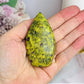 Incredible Rare Natural Stitchtite | Atlantisite Carved Freeform | Flame 8cm