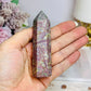 Rare Ruby In Blue Apatite Tower (UV Reactive) 9.5cm