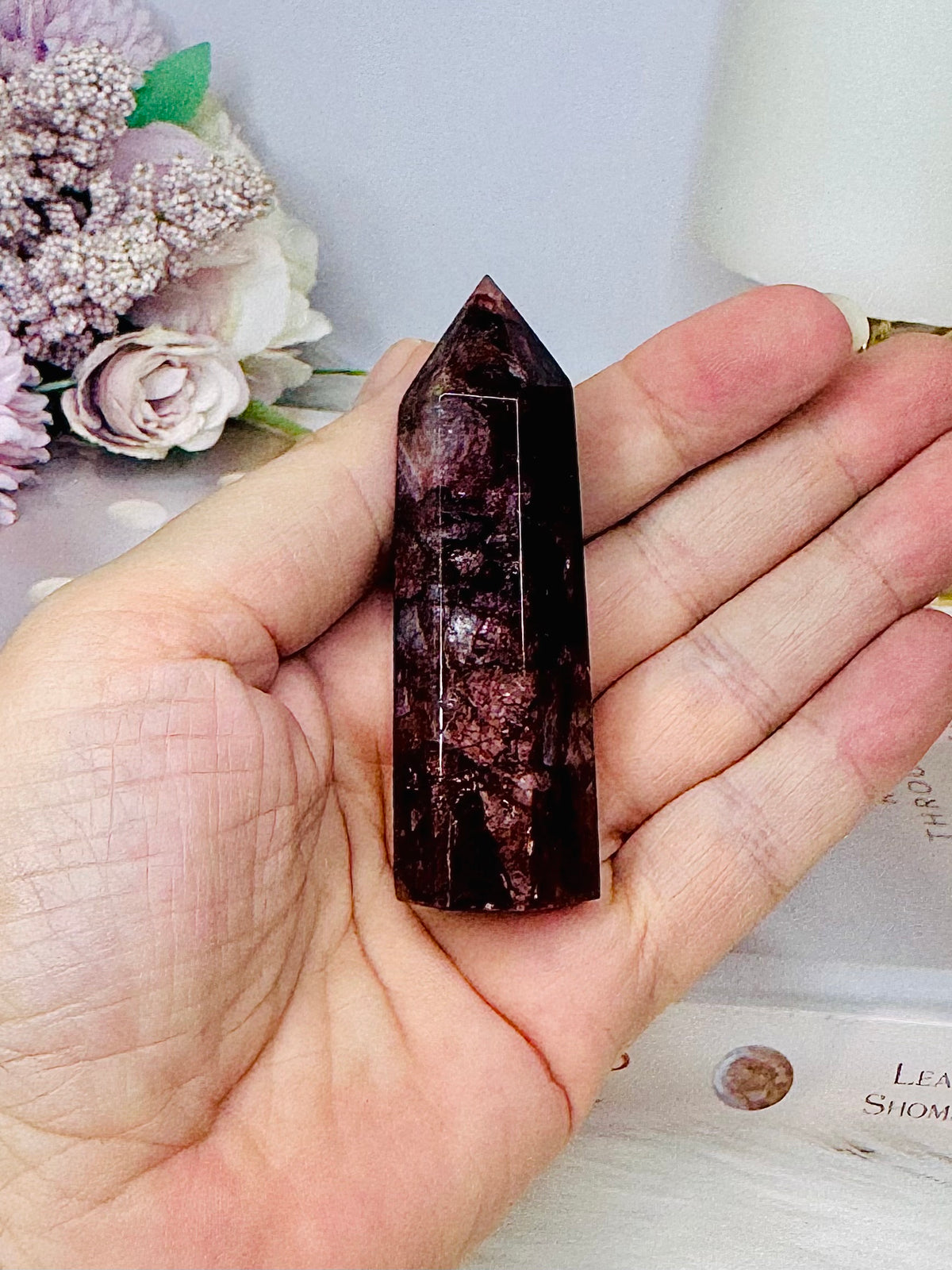 High Grade Fire Quartz Tower 7.5cm
