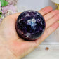 Large Lepidolite | Purple Mica Sphere on Stand 321g