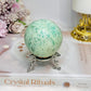 Rare Large Inca Turquoise Sphere on Stand 234g