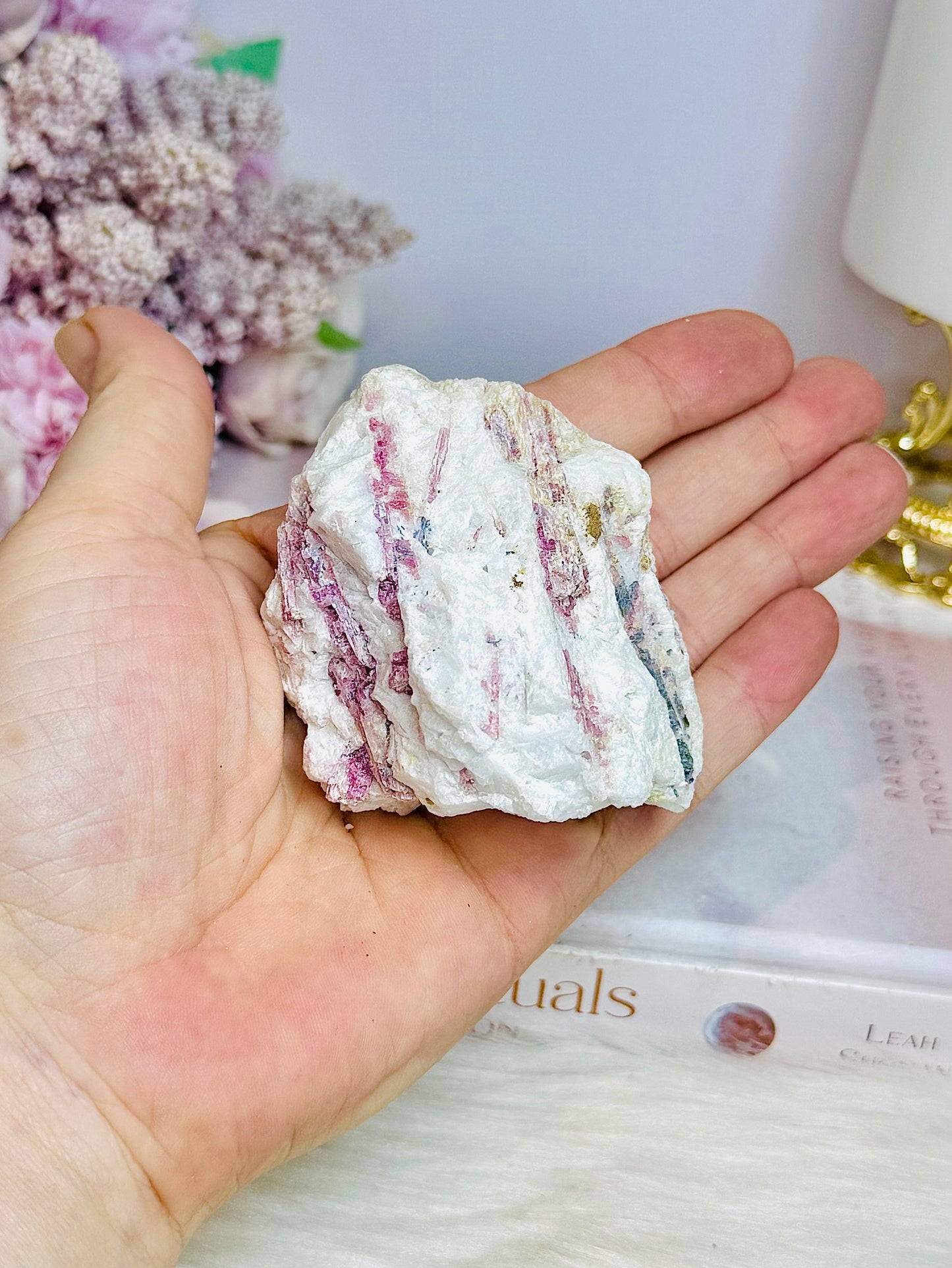 Pink Tourmaline Natural Specimen 144g