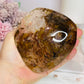 Large Natural Lodolite | Garden Quartz Polished Freeform on Stand 10cm 484g