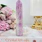 Stunning Tall 12.5cm Natural Kunzite Tower