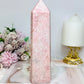 Pink Opal Large Tower 19cm