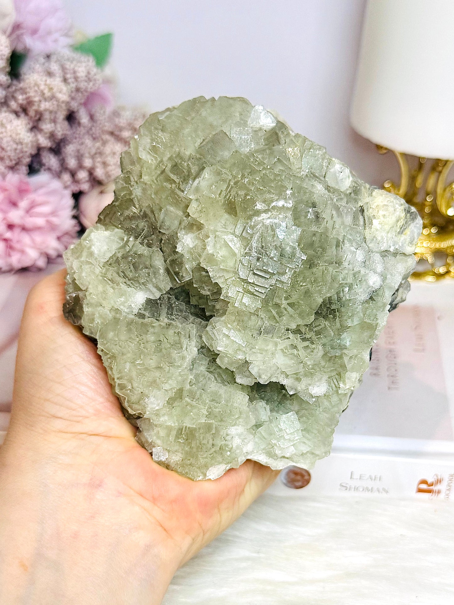 Large Natural Green Fluorite Specimen 722g