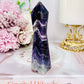 Absolutely Gorgeous Uniquely Cut Dream | Chevron Amethyst Tower 12cm