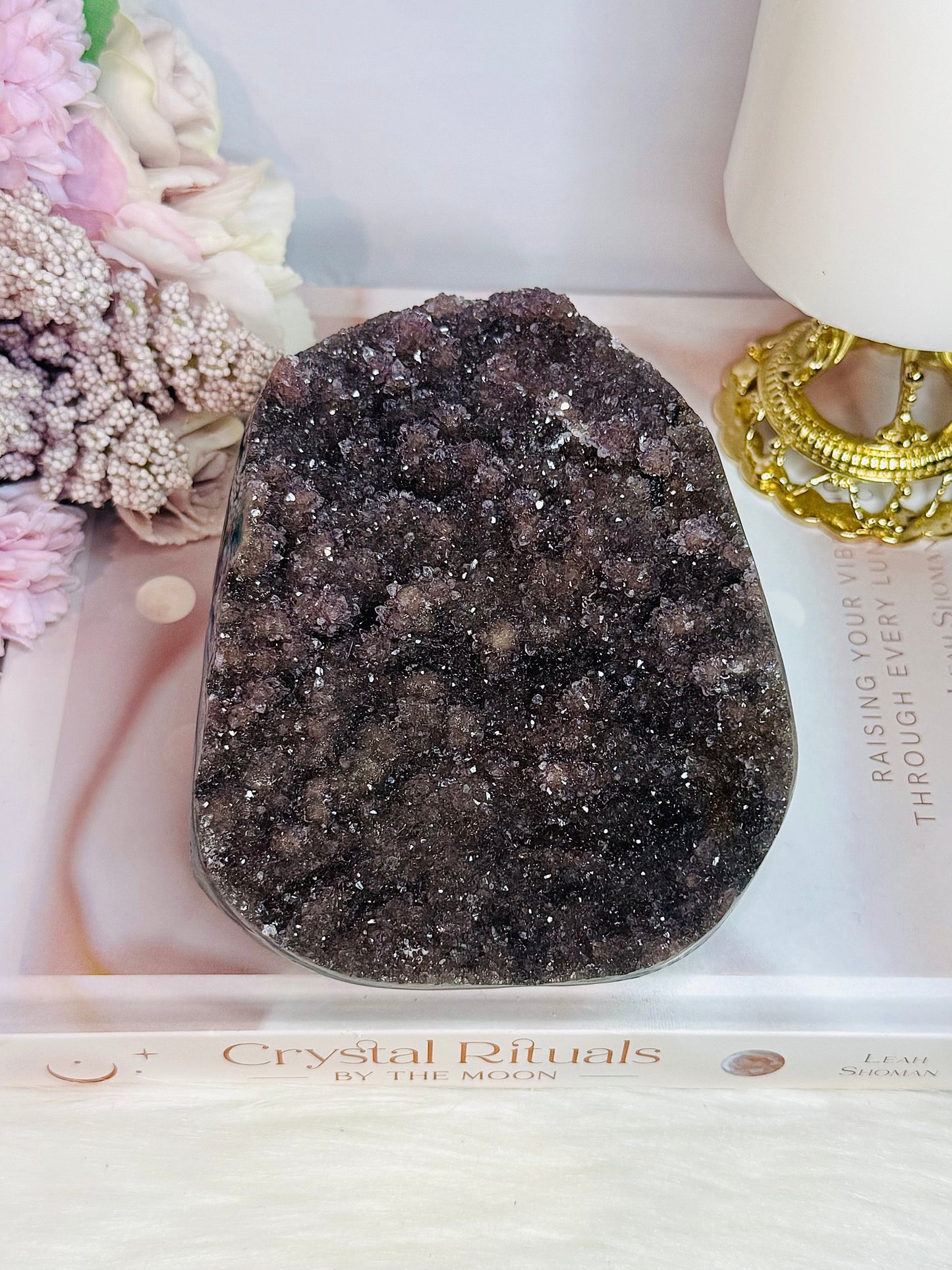 Sparkling Spectacular Large 13cm 1.04KG Galaxy Amethyst Natural Freeform