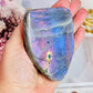 Incredible Pink, Purple & Blue Flash Natural Labradorite Polished Freeform 330grams