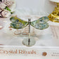 Green Jasper Dragonfly 7.5cm