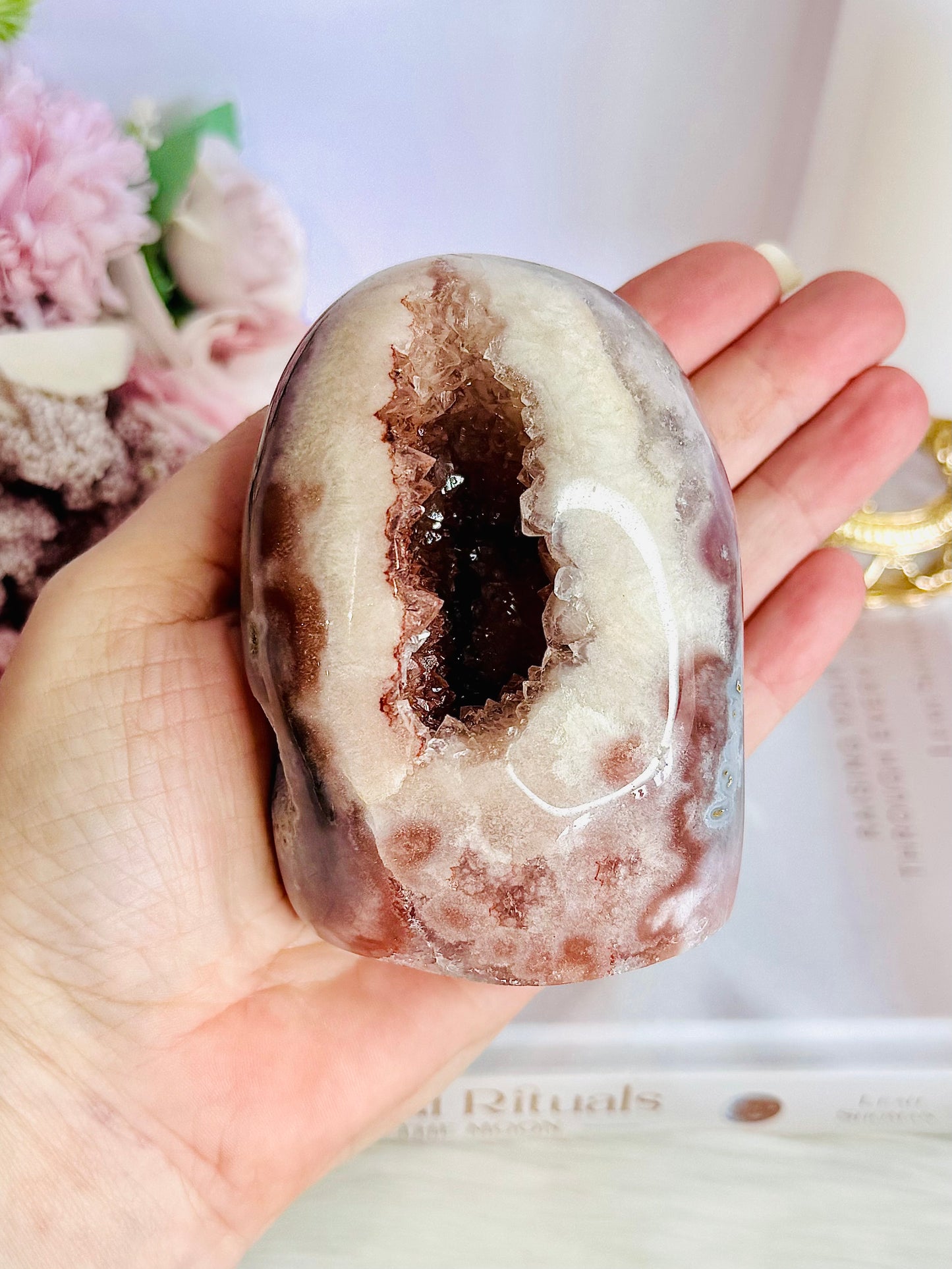 Absolutely Gorgeous Druzy Pink Amethyst Freeform 487grams