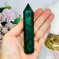 AAA High Grade Natural Malachite Tower From Congo 11.5cm