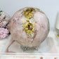 A Collectors Piece ~ Huge Druzy Pink Amethyst High Grade Sphere On Stand 2.7KG 12cm