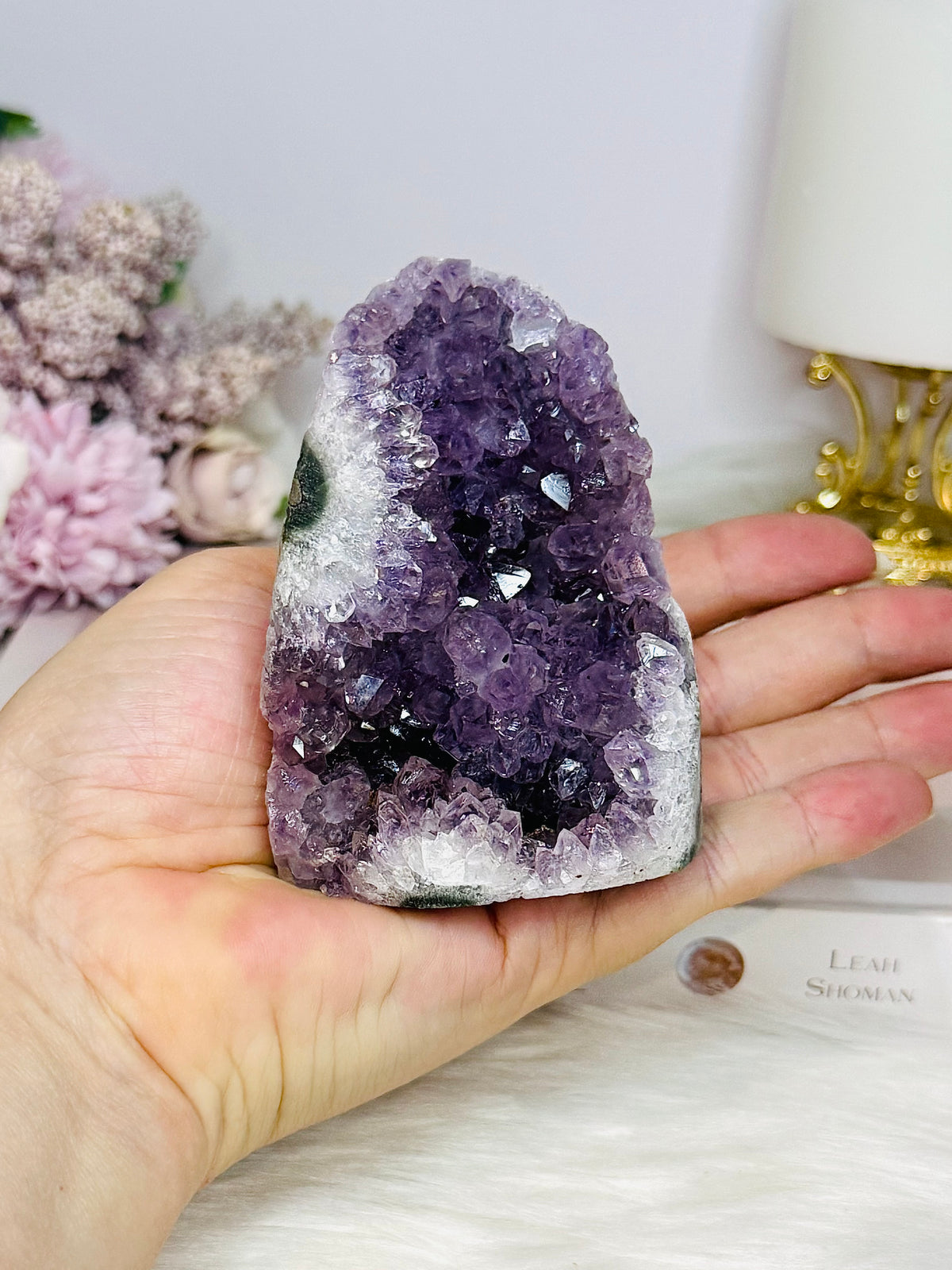 Amethyst Base Cut Cluster 9cm