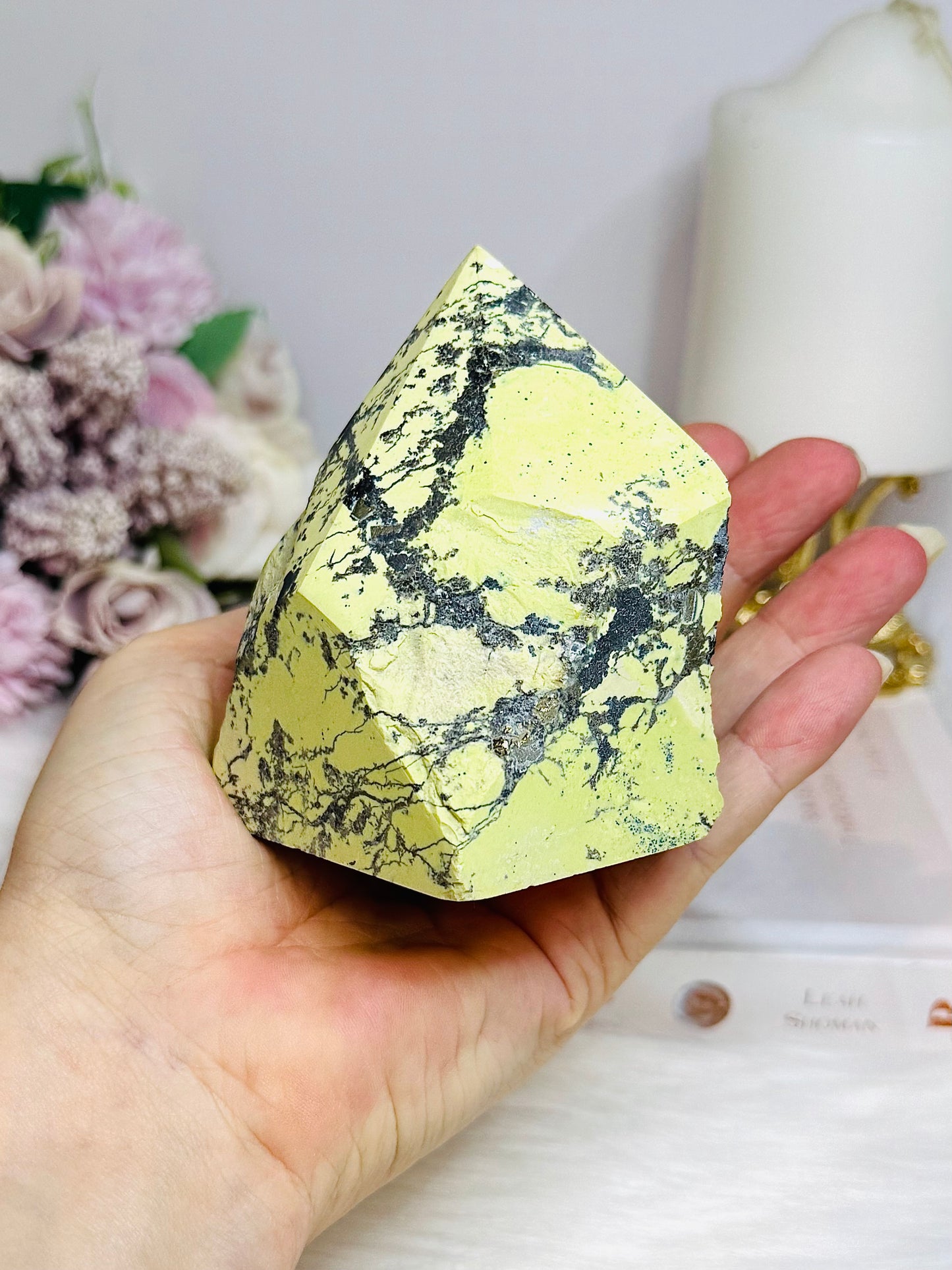 Large Serpentine Polished Point Freeform 481g