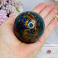 Azurite Sphere on Stand 303g