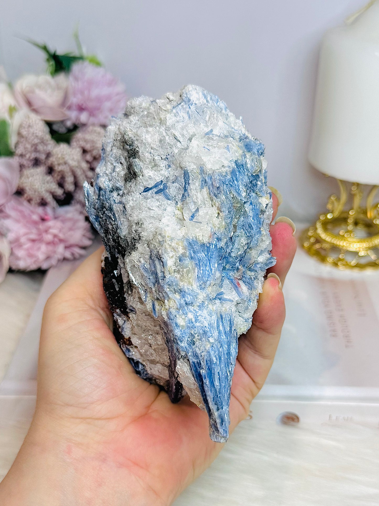 Large Natural Blue Kyanite Specimen 13cm 750g