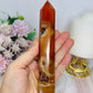 Carnelian Druzy Tower 15.5cm