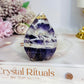 Chevron | Dream Amethyst Freeform | Flame 6.5cm