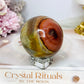 Polychrome Jasper Sphere on Stand 253g