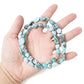 Natural Gorgeous Larimar Bead Necklace 44cm In Gift Bag