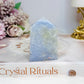 Blue Lace Agate Druzy Tower 6cm