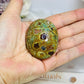 Rainforest Jasper Palm Stone (Stand is display only)