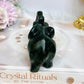 Green Jade Elephant 9cm