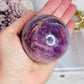 The Most Magical Large Lavender Star Rose Quartz Sphere with Flash On Stand 402grams