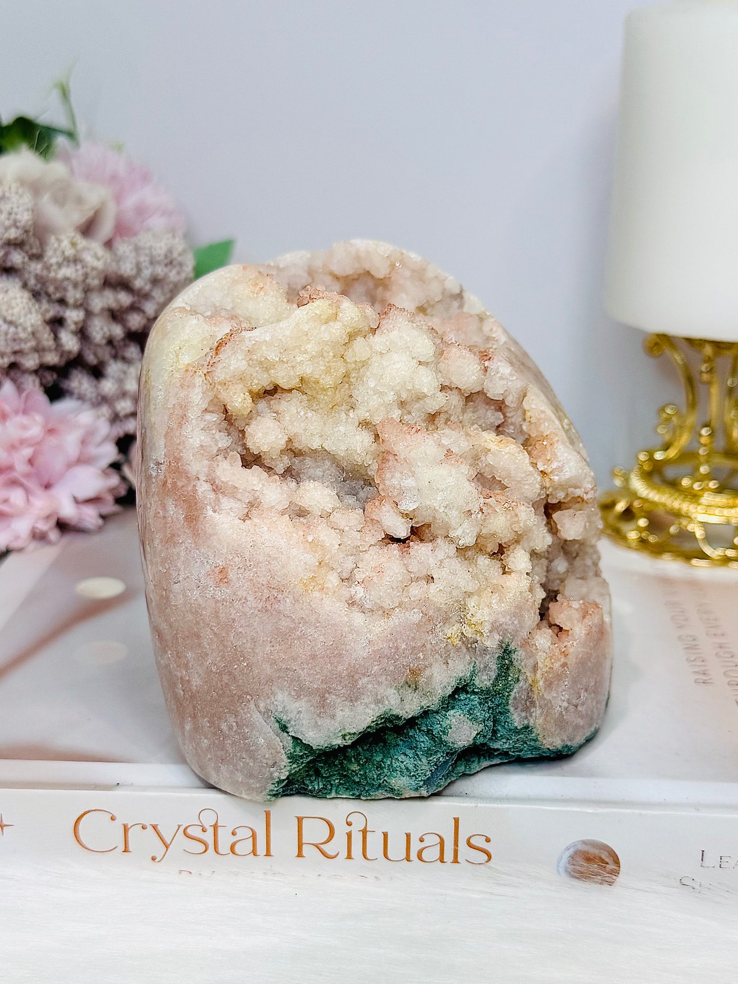 Large Pink Amethyst Druzy Freeform 1.08KG 10cm