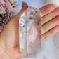 Magical High Grade Clear Quartz Tower 10cm with Stunning Rainbows