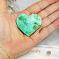 Variscite Carved Heart 5cm