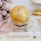 Large Druzy Pink Amethyst Sphere on Stand 403g