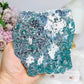 Natural Zeolite (Flower Amethyst) Slab on Stand 11cm