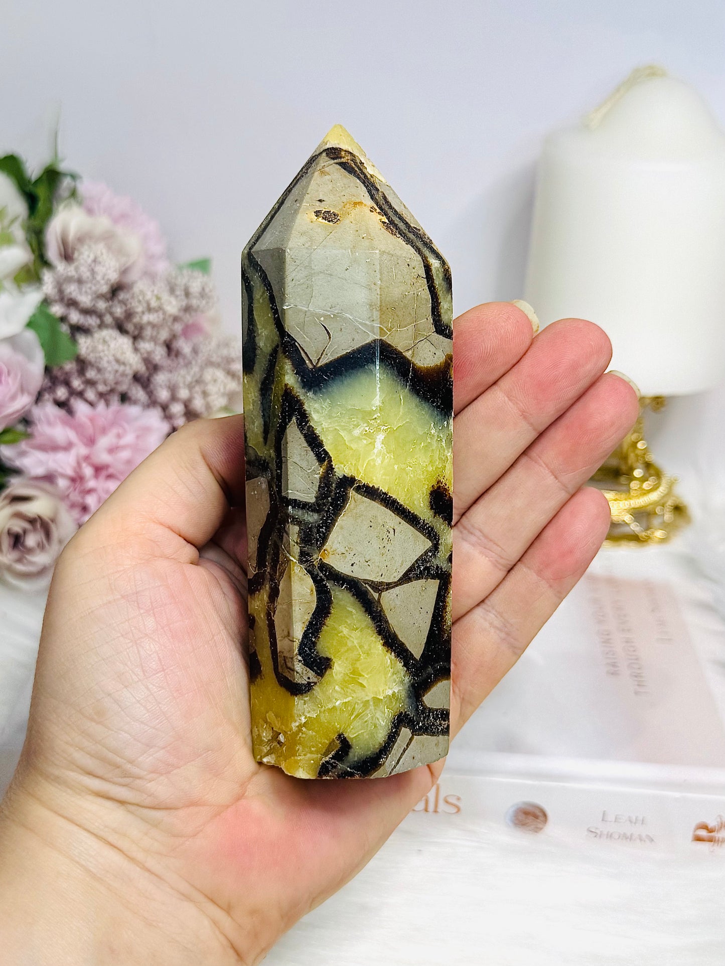 Chunky Septarian Tower 13.5cm