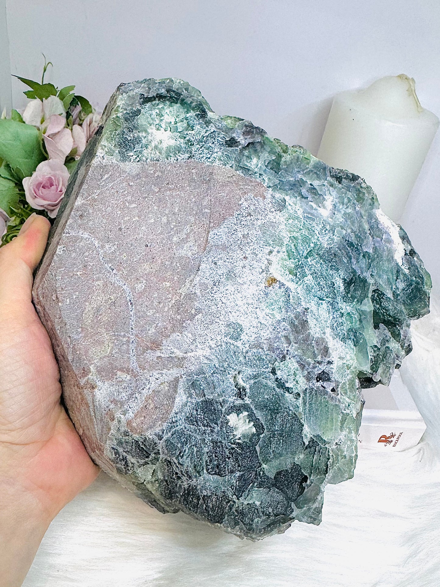 Large Natural Green Fluorite Freeform | Slab 21cm 2.4KG