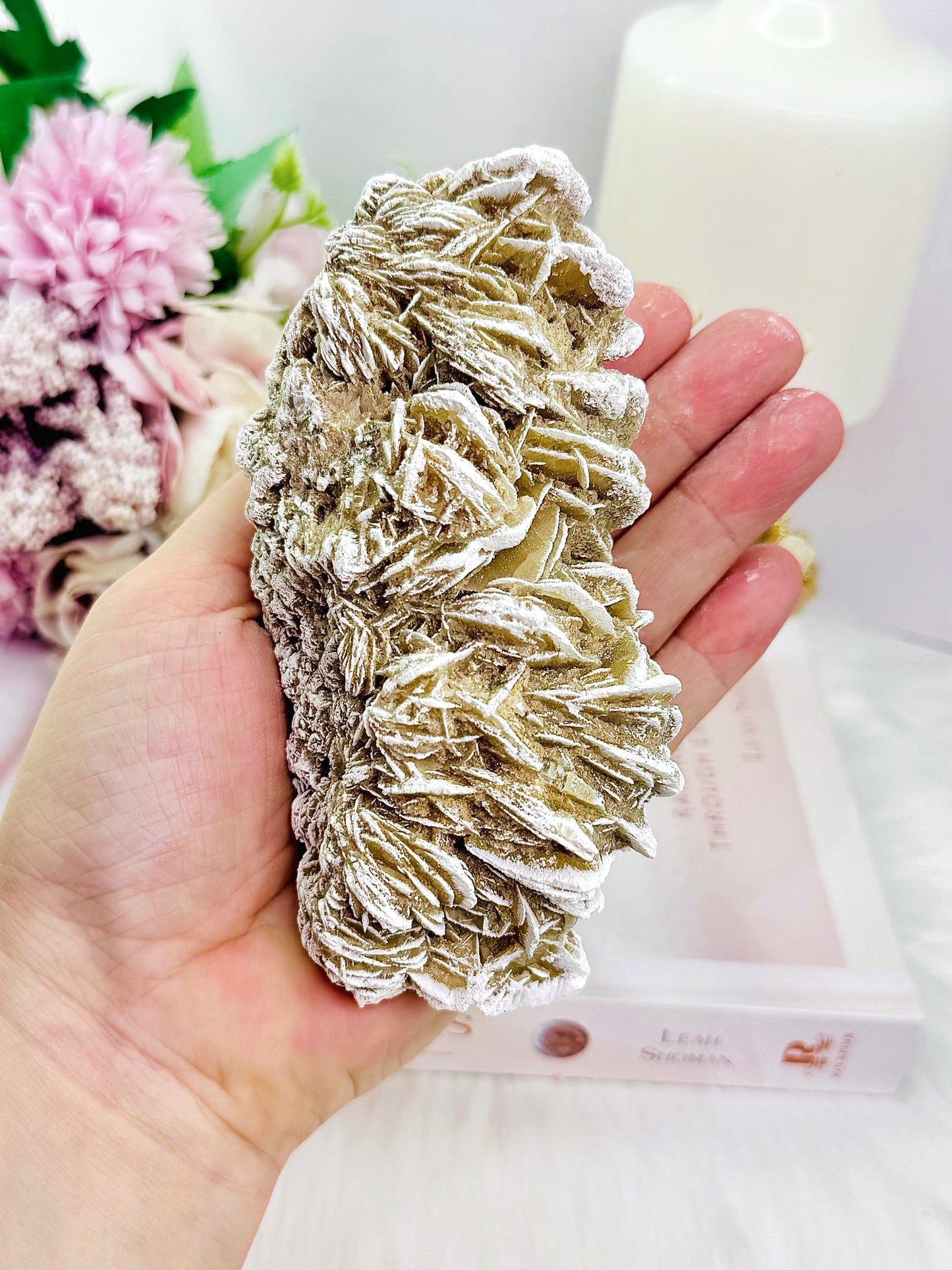 Natural Large Desert Rose Selenite Specimen 13cm 402grams
