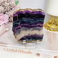 Natural Rainbow Fluorite Slab on Stand 10cm
