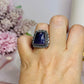 Amethyst Ring in Gift Bag Size 7