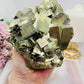 High Grade Incredible Large 1.53KG 13cm Cubed Pyrite Specimen